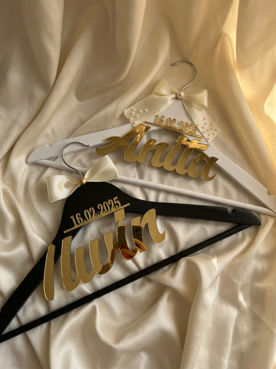 Personalised Wedding Hanger, wedding essential by Allies Atelier