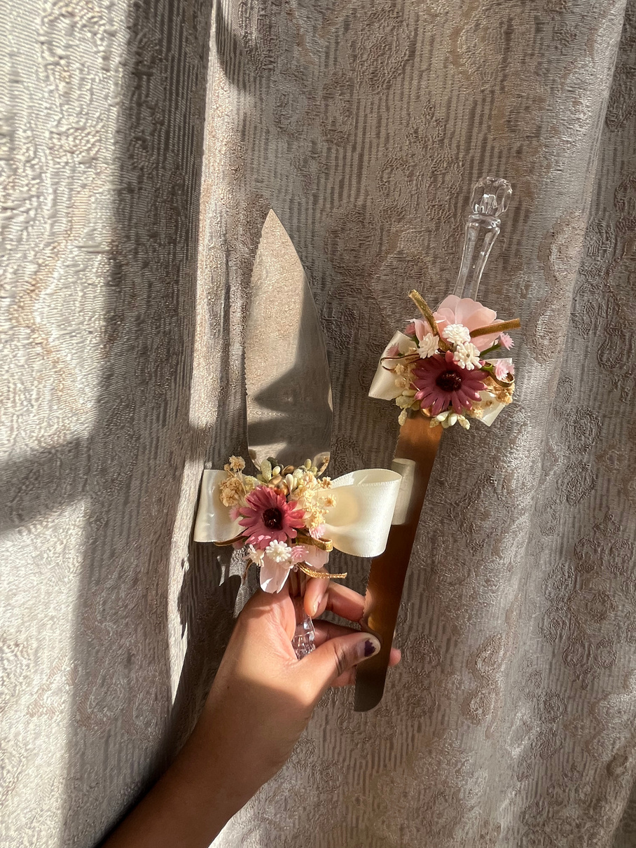 Cake Knife Set, wedding essential by Allies Atelier