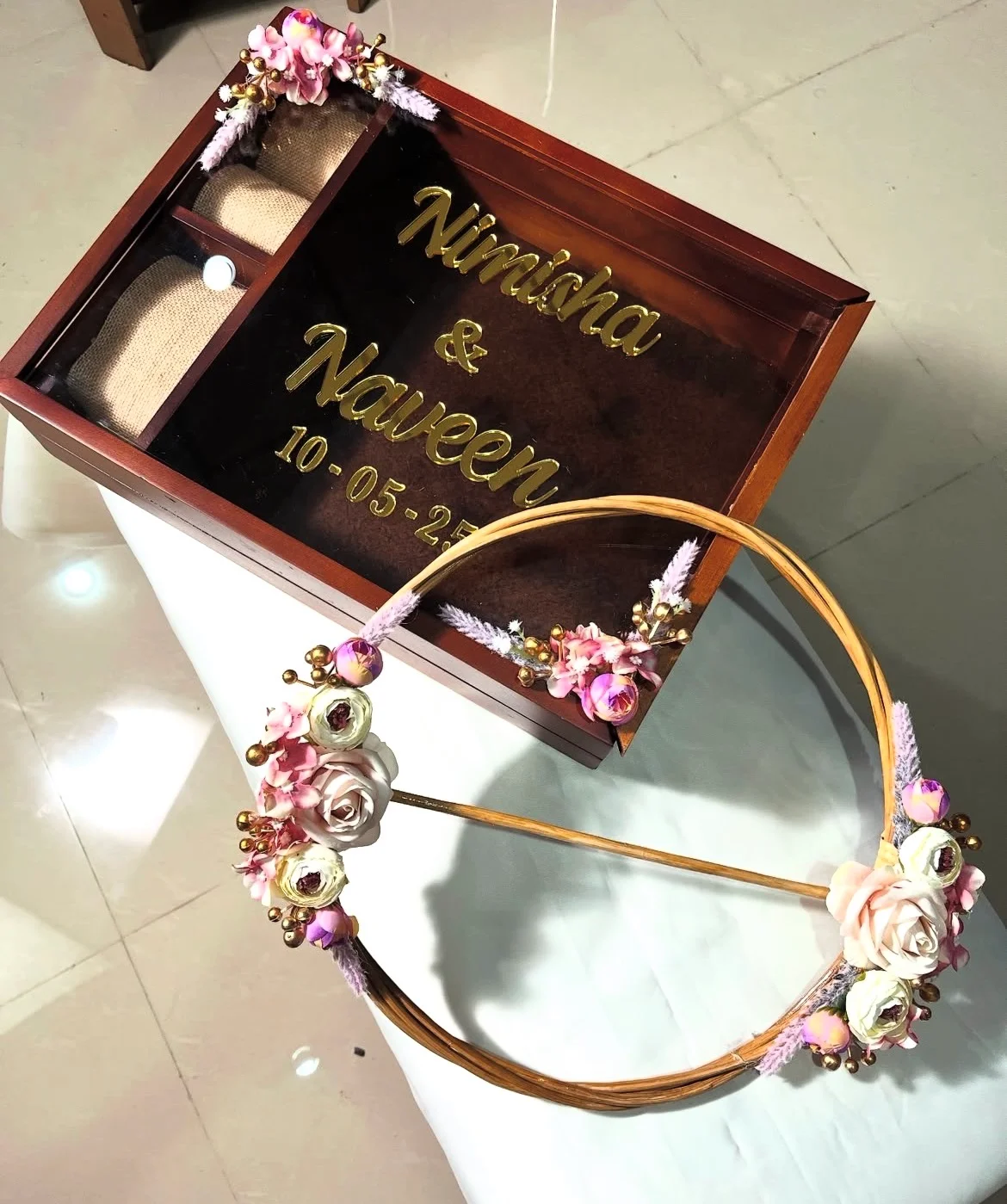Personalised Wedding Box, ceremony wedding essential by Allies Atelier